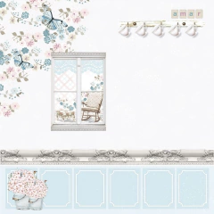 Folha para Scrapbook - Coleção Doce Maria - Lar - Decore Crafts - 0201