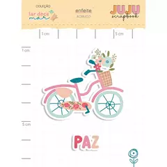 Acrílico Paz - Coleção Lar Doce Mar I Juju Scrapbook - comprar online