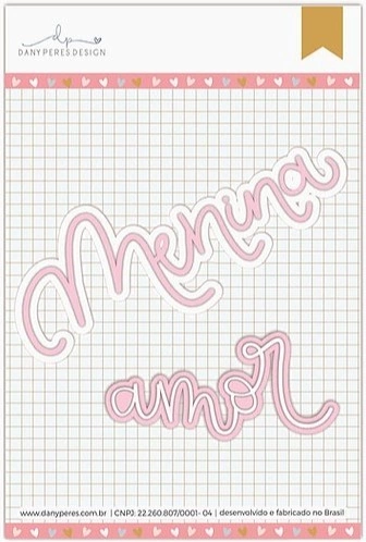 Palavras em Acrílico Rosinhas - Coleção Pequenas Desbravadoras - Dany Peres Design - DP-PDA-14