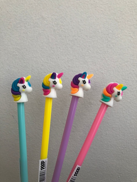 Canetas Divertidas Sortidas Unicórnio Colors - Poop Store - 15957