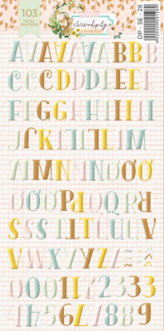 LETRAS RESINADAS ADESIVAS - Serendipity - Dany Peres