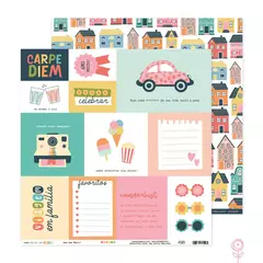Kit coordenado - Coleção Feliz da Vida - Juju Scrapbook - comprar online