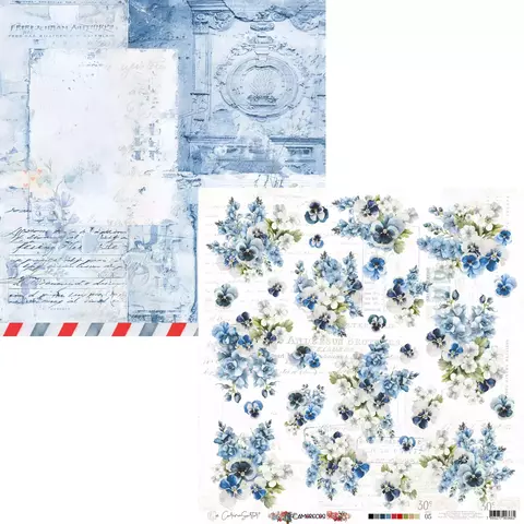 Papel Para Scrapbook 240G Coleção Amorecos - Carina Sartor - AMO05
