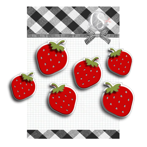 Acrílico Moranguinhos Coleção Amorecos - Carina Sartor - AMO24