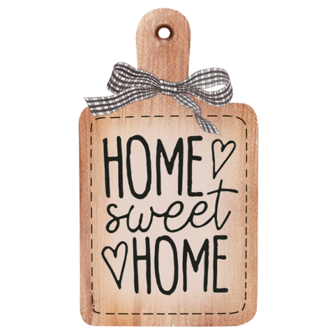 Aplique em Papel e MDF - Tabua - Home - Litoarte - APM8-1308