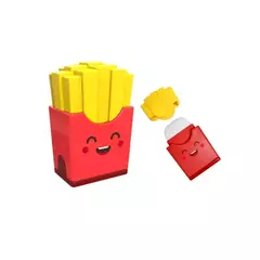 Apontador com depósito e borracha - Lanches - Tris na internet