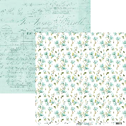 Folha para Scrapbook - Essencial Set Básicas Blue - Coleção Relax - Carina Sartor - BASE29