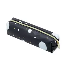 Estojo Estampado - 1 Ziper - Preto - BRW - ET0450