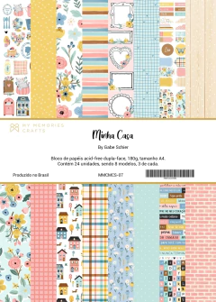 Coleção Minha Casa - Bloco A4 - My Memories Crafts- MMCMCS-07