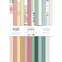 Bloco A5 para Scrapbook - Coleção Terra dos Sonhos I Juju Scrapbook