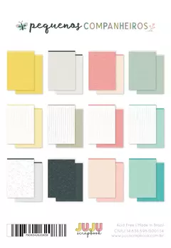 Bloco A5 para Scrapbook - Coleção Pequenos Companheiros | JuJu Scrapbook - comprar online