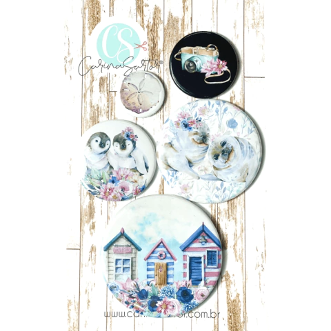 Bottons Imagens - Coleção Relax - Carina Sartor - LAX16