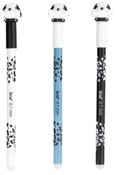 Caneta Esferográfica Divert Gel Apagável 0.7mm - DOG - BRW - CA0212