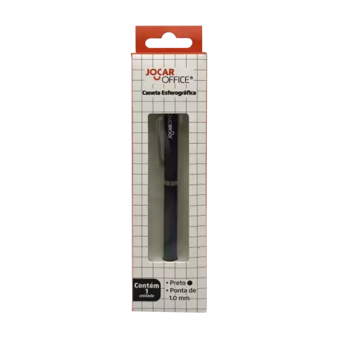 Caneta Esferográfica Preta - Caixa - Jocar Office