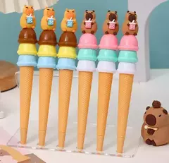 Caneta sorvete de capivara