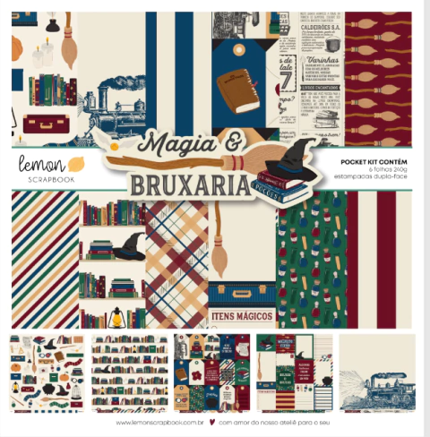 Pocket Kit 6 Folhas | Magia & Bruxaria - Lemon