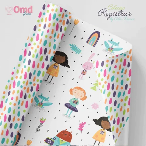 Folha para Scrapbook - Lari Batista - Coleção Registrar - By Cela Branco - Registre um instante