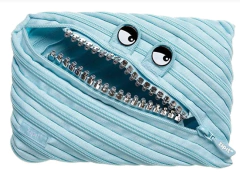 Estojo Zipit Grillz Jumbo - Azul Claro - Zipit - ZP2580