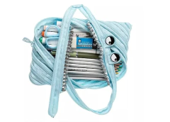 Estojo Zipit Grillz Jumbo - Azul Claro - Zipit - ZP2580 - comprar online