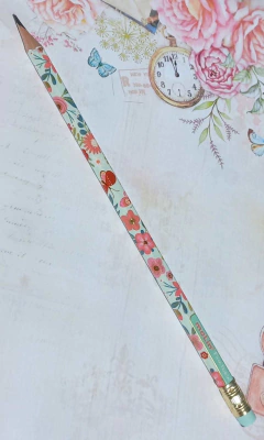 Imagem do Lápis Preto HB com Borracha Borboletas - Molin - 30925