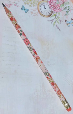 Lápis Preto HB com Borracha Borboletas - Molin - 30925