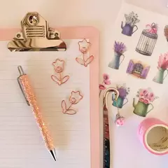 Kit com 3 clips - Tulipa - Buendia