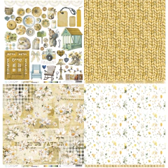 Bloco 30,5 x 30,5 Coleção COZY - Carina Sartor - COZ00 - Criar - Papelaria e Scrapbook