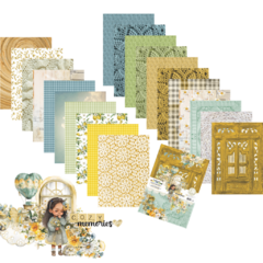 Bloco A4 Background Coleção Cozy - Carina Sartor - COZ001 - Criar - Papelaria e Scrapbook
