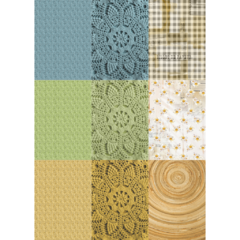 Bloco A4 Background Coleção Cozy - Carina Sartor - COZ001 - comprar online