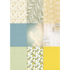 Bloco A4 Background Coleção Cozy - Carina Sartor - COZ001
