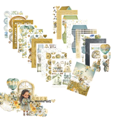 Bloco A5 Recortes Coleção COZY - Carina Sartor - COZ002 - Criar - Papelaria e Scrapbook