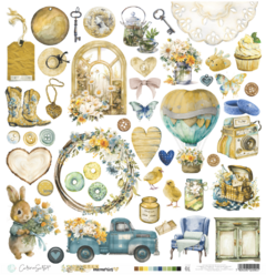 Papel de Scrapbook - Coleção COZY – Carina Sartor – COZ01