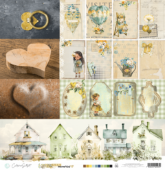 Papel de Scrapbook - Coleção COZY – Carina Sartor – COZ08
