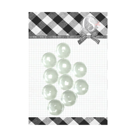 Gotas de Cristal - Drops M 18mm - 10 un - Carina Sartor - CSD103