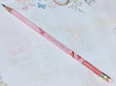 Lápis Preto HB com Borracha Borboletas - Molin - 30925 - comprar online