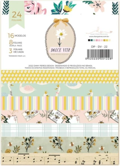 Bloco 15 x 21 cm - Coleção Dolce Vita - Dany Peres - DP-DV-22