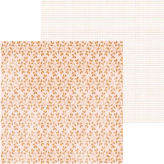 Folhas para Scrapbook - Dany Peres - Coleção Serendipity - Chevron Natural - DP-SE-04