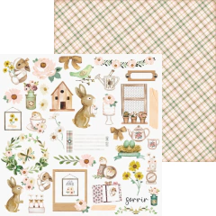 Folhas para Scrapbook - Dany Peres - Coleção Serendipity - No Meio da Mata - DP-SE-06