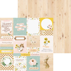 Folhas para Scrapbook - Dany Peres - Coleção Serendipity - Cards Campestres - DP-SE-08