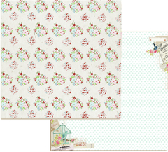 Folha para Scrapbook - Dany Peres Design - Coleção Homemade Love - Perfume das Flores - DP-HL-02