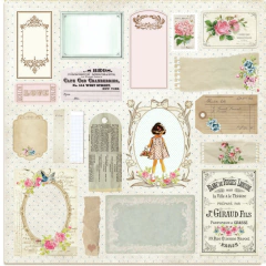 Folha para Scrapbook - Dany Peres Design - Coleção Homemade Love - Etiquetas - DP-HL-05 - comprar online