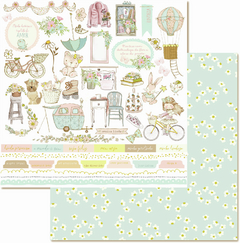 Folhas para Scrapbook - Dany Peres - Nat&Noel Peek a boo - Folha Mundo da Nat - DP-NAT-02