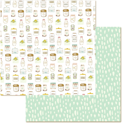 Folhas para Scrapbook - Dany Peres - Nat&Noel Peek a boo - Folha Pra Guardar no Potinho - DP-NAT-09