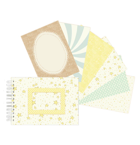 Mini Álbum - Coleção Nat&Noel Peek a boo - Dany Peres - DP-NAT-26