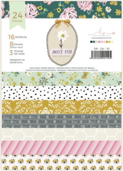 Bloco A4 - Coleção Dolce Vita - Dany Peres - DP-DV-10
