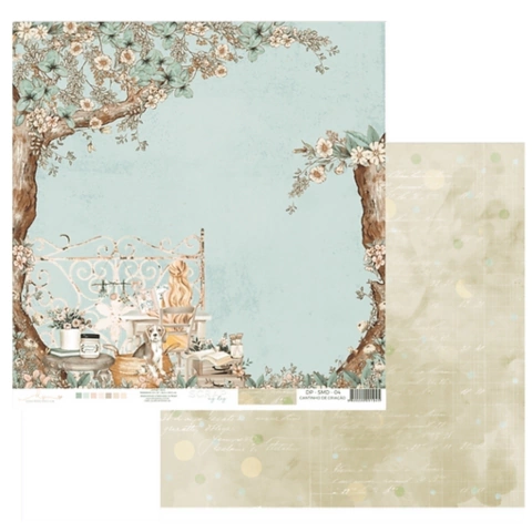 Folha para Scrapbook - Dany Peres Design - Coleção Scrap my day - Cantinho de criação