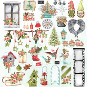 Folha para Scrapbook - Coleção Noel - Carina Sartor - NOE05 na internet