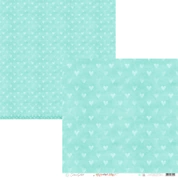 Folha para Scrapbook - Básico Turquoise Colorful - Coleção Colorful - Carina Sartor - BASE55