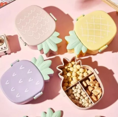 Marmita Divertida Abacaxi com 2 Talheres - Buendia - EVA5828C