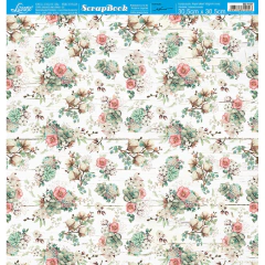 Folha para Scrapbook - Litoarte - Country Flores - SD-1181 - comprar online